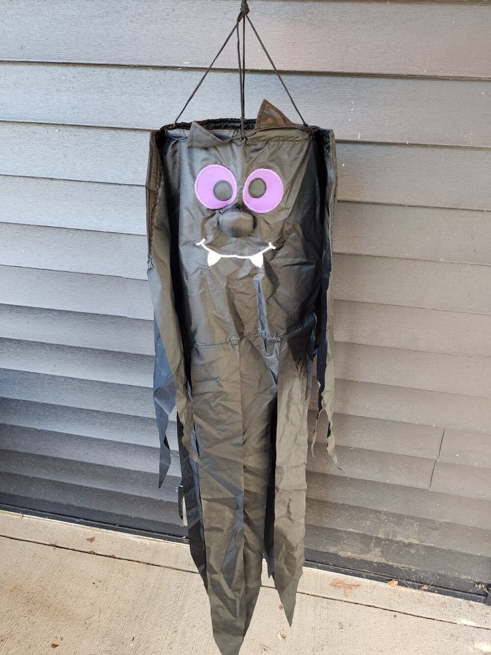 Black Bat 3D Windsock Wind Garden Flag 43" Halloween